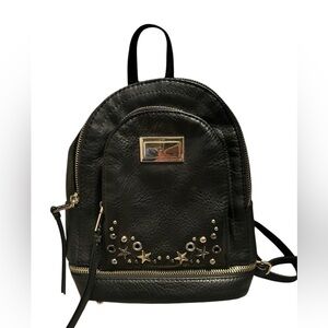 Juicy Couture Black Mini Backpack w/ Gold Toned Hardware - EUC